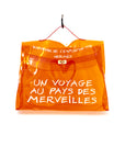 DGU Upcycled Hermès Vinyl Souvenir De L'Exposition Kelly Bag